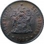 Half Cent, South Africa, 1972, Bronze