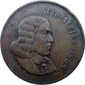 Two Cent(Afrikaans), South Africa, 1965, Bronze