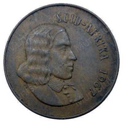 Two Cent(Afrikaans), South Africa, 1967, Bronze