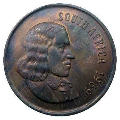 Two Cent(English), South Africa, 1969, Bronze