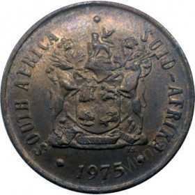 Two Cent, South Africa, 1975, Bronze