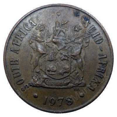 Two Cent, South Africa, 1978, Bronze