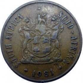 Two Cent, South Africa, 1981, Bronze
