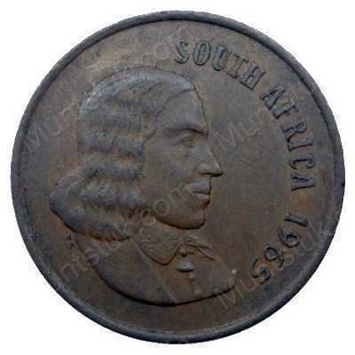 Two Cent(English), South Africa, 1965, Bronze
