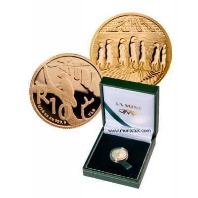 Natures Families - The Meerkat Proof 1/10 24 Carat gold