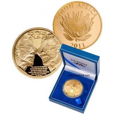 2011 Protea Series, 1 OZ GOLD, JM Coetzee, Proof