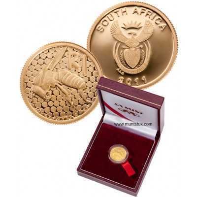 2011 African Honey Bee, 1/10 oz Gold, Proof