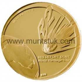 2008 Vredefort Dome, R2 Gold Coin - R2 Gold Coin -Vredefort, World Heritage Site, 2008 - 1