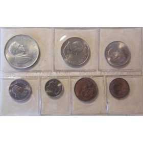 1967 SA UNC Mint Pack, English - 1967 SA Mint Issued UNC Set, English - 1