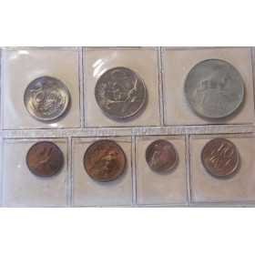 1967 SA UNC Mint Pack, Afrikaans - 1967 SA Mint Issued UNC Set, Afrikaans - 2