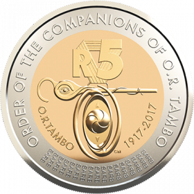 Five Rand, South Africa, 2017, Bimetal, Commemorative Reverse