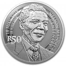 R50, South Africa, 2018, Mandela - The Statesman, Silver