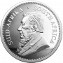 1oz Krugerrand, South Africa, 2018, Silver obverse