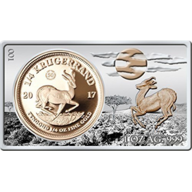 Krugerrand, South Africa, 2017,  Reverse