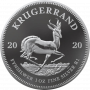 1oz Krugerrand, South Africa, 2020, Silver Reverse