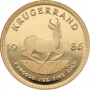 1oz Krugerrand, South Africa, 1986, Gold, Reverse