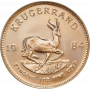1oz Krugerrand, South Africa, 1984, Gold, Reverse