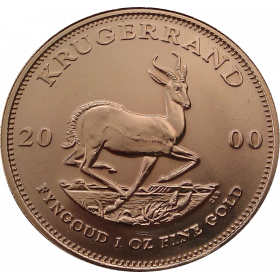 1oz Krugerrand, South Africa, 2000, Gold, Reverse