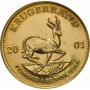 1oz Krugerrand, South Africa, 2001, Gold, Reverse