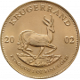 1oz Krugerrand, South Africa, 2002, Gold, reverse