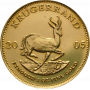 1oz Krugerrand, South Africa, 2005, Gold, Reverse