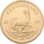 1oz Krugerrand, South Africa, 2020, Gold, Reverse