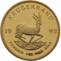 1oz Krugerrand, South Africa, 1992, Gold, Reverse