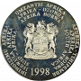 2 Rand, South Africa, 1998, Silver, Obverse, Proof - Jackass Penguin
