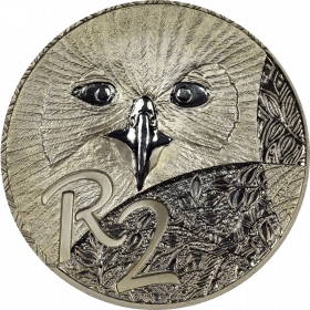 2 Rand, South Africa, 2004, Silver, reverse, Proof - African Owls
