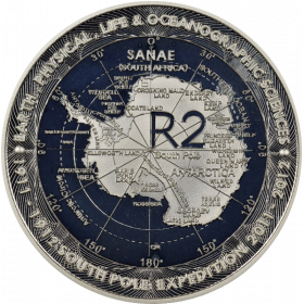2 Rand, South Africa, 2012, Silver, Reverse, Proof - SOUTH POLE