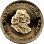 1 Rand, South Africa, 1962, obverse, Gold