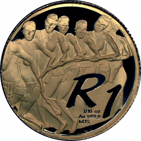 2004 The Venda Nation, reverse (R1, 1/10 oz, 24 ct gold)
