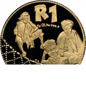 2000 The Xhosa Nation, Reverse (R1, 1/10 oz, 24 ct gold)