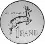 One Rand, South Africa, 1987, Reverse, Silver
