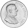 One Rand, South Africa, 1967, Silver, Obverse - President Verwoerd