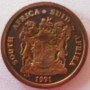 1 Cent, South Africa, 1991