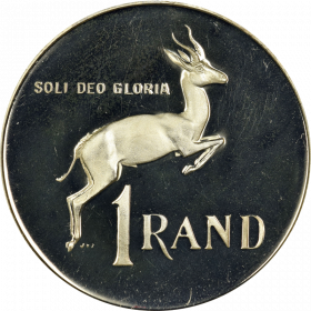 One Rand, South Africa, 1984, Silver