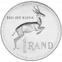One Rand, South Africa, 1968, Silver, Reverse
