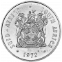 One Rand, South Africa, 1972, Obverse, Silver