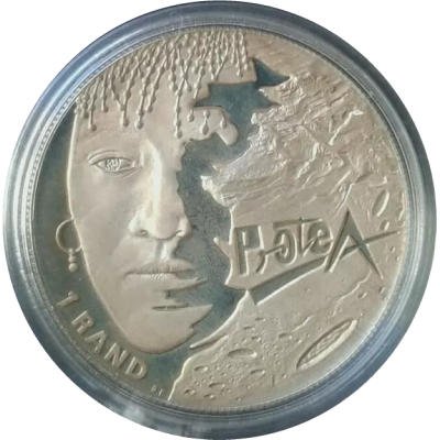 R1, South Africa, Protea 1997, Reverse, Silver - Women of South Africa