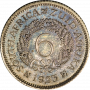 SixPence, South Africa, 1923, Silver, reverse