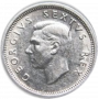 SixPence, South Africa, 1939, Silver, obverse