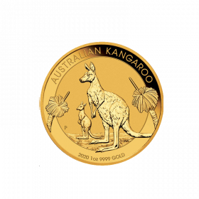 1oz, Australia, 2015, Gold - Kangaroo Obverse