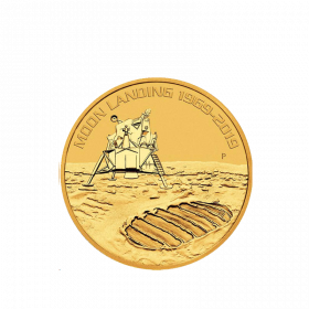 1oz Australian, 2019, Gold - Anniversary of the Moon Landing obverse