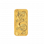 1oz Australian, 2019, Gold - Rectangular Dragon Obverse