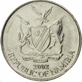 5 Cent, Namibia, 2002 - Obverse