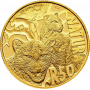 2014 Leopard, Prestige Set (4 coin set, 24 ct gold) - Reverse R50