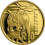 Natura - 2015 The Black-Backed Jackal, Prestige Set (4 coin set, 24 ct gold)