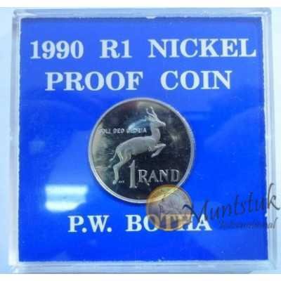 1 Rand, South Africa, 1990, Proof
