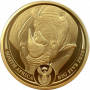1oz Big Five Rhino, 2020, Gold Reverse